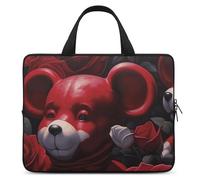 Bear Among The Roses - Housse pour ordinateur portable de 13 pouces - Housse de protection ultra fine et étanche avec dragonne