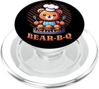Bear-B-Q : Grill Master in Action - Graphique PopSockets PopGrip pour MagSafe