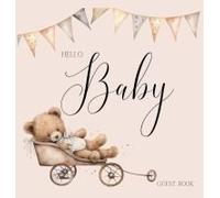 Bear Baby Shower Guest Book (Hardback)