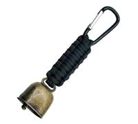 Bear Bell for Hiking - Super Loud Camping Safety Bell with Carabiner Rope | Essential Wildlife for Outdoor Safety | Reliable Attachment F́Or Backpacks and Gear F̀Or Camping and Adventure