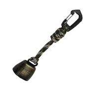 Bear Bell - Iron, 6.1x1.38in Animal Neck Bell Construction | Adjustable Buckle Outdoor Alert Accessory, Hiking Safety Bells for Climbing, Camping, Pet Training, Trekking, Outdoor Adventures