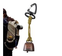Bear Bell Outils d'avertissement de pêche | Cloche de camping effrayante pour les randonneurs, propriétaires de chiens, voyageurs, randonnée, camping, parc, faune