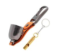 Bear Bell - Sonnette de sécurité bruyante | Pendentif cloche d'extérieur pour avertissement de la faune, sac à dos, camping et survie | résistant, léger, facile à