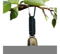 Bear Bells for Hiking - Super Loud Cattle Warning Bell | Mountaineering Safety Bell with Strap, Retro Keychain Ornament for Backpack, Outdoor Camping, Trekking, Travel