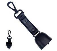 Bear Bells, Portable Safety Gear with Silencer, Bear Bell With Leather Strap, For Hiking Camping Climbing Fishing Cycling Backpacking Trekking Picnic1,18 x 1,18 x 5,51 pouces Adventure