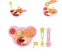 Bear Bento Feeding Toys, Pudding Feeding Toy Series, Interactive Decompression Gifts Suitable for Young People