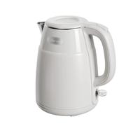 Bear Bouilloire électrique 1,5 L 1500 W-1750 W ZDH-Q15U8 en acier inoxydable avec arrêt automatique et protection contre l'ébullition à sec - Blanc