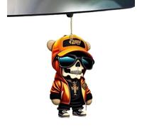 Bear Car Rear View Ornaments - Cute Cartoon Bear Hanging Pendant | Charm Interior Decoration, Car Mirror Accessory, Fun Cars Ornament for Bears Lovers Women Men