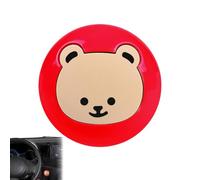 Bear Car Start Cover - Cute Push Button Protector, Scratch Accessory with Soft Design, Universal Vehicle, Safety Gear, Dashboard Decor for Protecting Start Stop Buttons Daily Driving, Road Trips