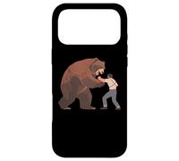 Bear Challenge - Funny Man vs Wild Bear Fight AMAT Coque pour iPhone 17 Pro Max