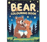 Bear Coloring Book: A Fun and Relaxing Coloring Book for Kids with Cute Cartoon Bears
