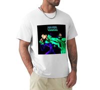 Bear Coming Adam Lambert Rebon Mens Short Sleeve White M