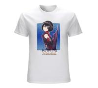 Bear Coming Bofuri Anime Unisex T-Shirt White M