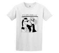 Bear Coming Bojack Horseman Graphic Escape from L.A. Mens Short Sleeve White XXL