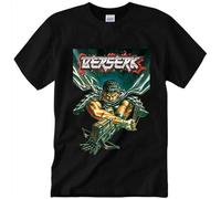 Bear Coming Guts - Berserk Poster T-Shirt Kentaro Miura Shirt Anime Manga Japanese Black L