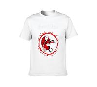 Bear Coming Sortilege 1983 Logo Classic Breathable T Shirt White L