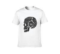 Bear Coming System of A Down Mens Short Sleeve White L