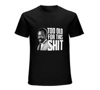Bear Coming Too Old for This S*It Mens Danny Glover Lethal Weapon Cult Film Movie Quote Classic Breathable T Shirt Black M