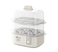 Bear Cuiseur à œufs, carré compact, grande capacité, cuisson longue, protection anti-surchauffe