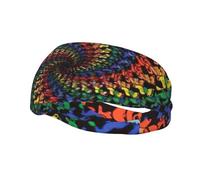 Bear Dancing Bandeau de sport élastique respirant pour course à pied, cyclisme, yoga, gym, unisexe