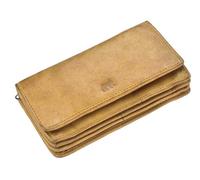 Bear Design Portefeuille Antic pour femme - Jaune - 15 x 8 x 3 cm