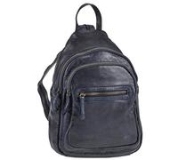 Bear Design Sac à dos en cuir - Sac à dos pour femme - Vatao - Bleu, bleu, s, Rucksack