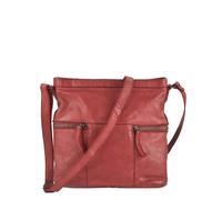 Bear Design Sac en cuir Sac à bandoulière petit 26x25cm rouge Femmes CL35556-red