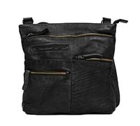 Bear Design Yara Leren Schoudertas - Zwart