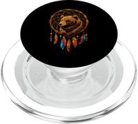 Bear Dreamcatcher Native American Indian Feathers Arts PopSockets PopGrip pour MagSafe