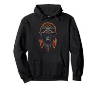 Bear Dreamcatcher Native American Indian Feathers Arts Sweat à Capuche
