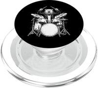 Bear Drummer Rock Wild Animal Jouant de la Batterie PopSockets PopGrip pour MagSafe