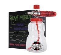 BEAR FORCE Canon à mousse d'aluminium pour nettoyeur haute pression - Générateur de mousse - 6,35 mm - Libération rapide - Buse réglable - Distributeur de savon pour nettoyeur haute pression (1 l)