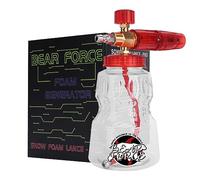 BEAR FORCE Canon à Mousse en Laiton pour Nettoyeur Haute Pression Portland Husky Ryobi Greenworks avec connecteur Rapide de 6,35 mm et buse de 1,25 mm et 1,10 mm