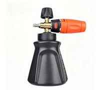 BEAR FORCE Canon à mousse pour nettoyeur haute pression - 1 L - Buse réglable à 360° - Pulvérisateur de mousse de lavage de voiture à connexion rapide de 0,6 cm - Pour nettoyage de véhicule, détails