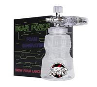 BEAR FORCE Lance à neige en mousse d'aluminium pour nettoyeur haute pression avec connecteur rapide 6,35 mm et buse d'orifice de 1,25 mm et 1,10 mm pour Portland, Husky, Ryobi, Greenworks