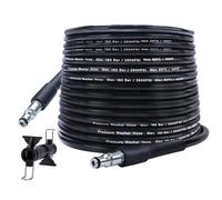 BEAR FORCE Nettoyeur haute pression électrique 10m Tuyau de nettoyage d'eau haute pression 10 m x 180 bar, Compatible avec BLACK & DECKER, AR, STANLEY, MAC ALLISTER (Type C)