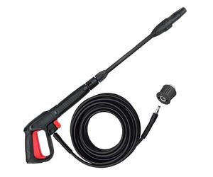 BEAR FORCE pistolet de rechange pour nettoyeur haute pression avec lance à jet et tuyau de 10 m, compatible avec Black & Decker, AR Blue Clean, Stanley, Bosch, Mac Allister
