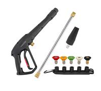 Bear Force Pistolet pulvérisateur pour nettoyeur haute pression, baguette d'extension, embouts de pulvérisation et buse turbo, kit de pistolet pulvérisateur 3000 psi, compatible avec certains des