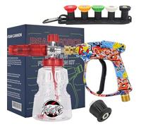BEAR FORCE Pistolet pulvérisateur pour nettoyeur haute pression M22- ID14MM et kit lance mousse neige pour Bosch, pour Nilfisk, pour STIHL, lavage de voiture, nettoyage de voiture