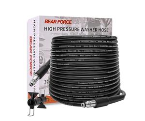 BEAR FORCE Tuyau de Rechange Pour Nettoyeur Haute Pression 10 m, Compatible avec BOSCH, BLACK & DECKER, AR, MICHELIN, STANLEY, MAC ALLISTER