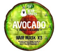 Bear Fruits Réparation Et Nutrition Masque Capillaire + Charlotte Avocat 3x20 ml
