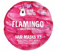 Bear Fruits Smooth & Soft Masque capillaire, Flamant rose, Cheveux lisses et soyeux, 3x20ML