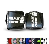 Bear Grip - bracelet poignet Premium résistant 61 cm pour haltérophilie, musculation, crossfit , noir profond