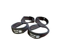 BEAR GRIP - Figure 8 Sangles d'haltérophilie Elite Edition, Noir, m