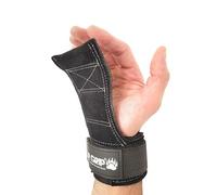 BEAR GRIP Multi Grip Sangles/Crochets, Sangles de Levage de Poids Premium Ultra résistantes/Gants (Multi Poignée en Cuir Spécial)