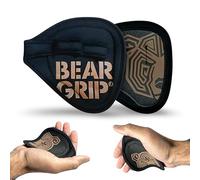 BEAR GRIP® (Néoprène - Alternative hygiénique aux gants d'haltérophilie, coussinets antidérapants en caoutchouc noir)