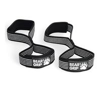 BEAR GRIP - Sangles de levage de poids Premium figure 8 (vendues par paire)