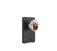 Bear Grizzly Bears Wildlife Mountains Animal Landscape PopSockets PopWallet pour MagSafe