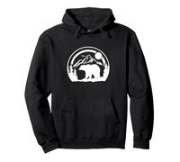 Bear Grizzly Wildlife Bear Themed Animal Wilderness Sweat à Capuche