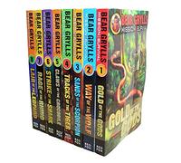 Bear Grylls Mission Survival Collection 8 Books Set (Claws of the Crocodile, Sands of the Scorpion, Gold of the Gods, Way of the Wolf, Strike of the Shark, Tracks of the Tiger, Lair of the Leopard,